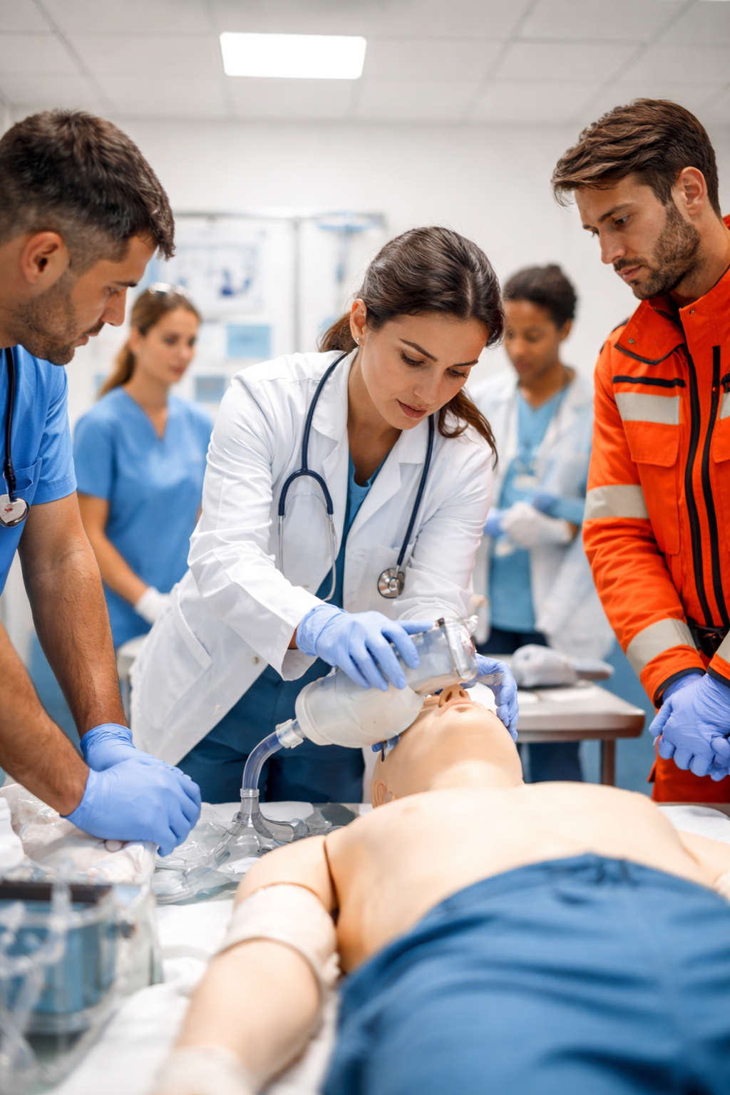 taller práctico de reanimación médica